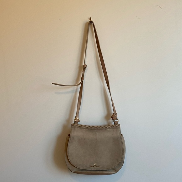 Vince Camuto Suede Beige Purse - Picture 1 of 5